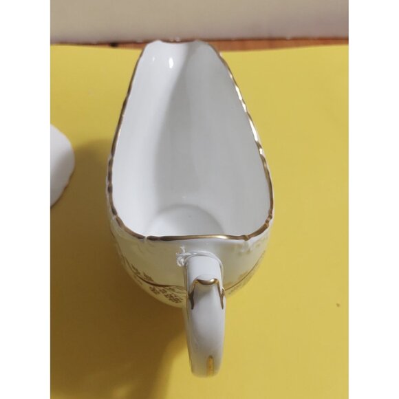 Vintage Coalport England Gravy Boat & Underplate "Burgundy" Pattern - Picture 9 of 14